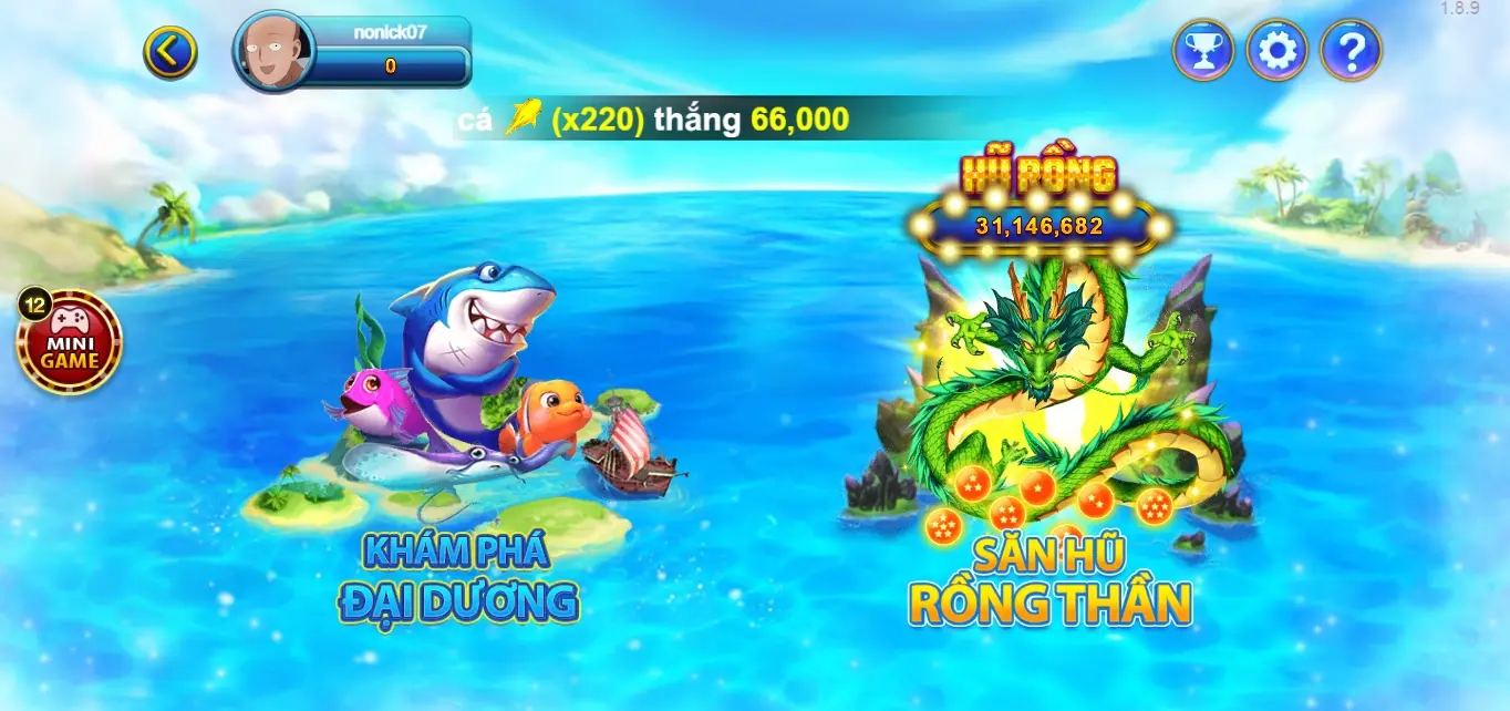 Vào chơi game bắn cá Go88 android