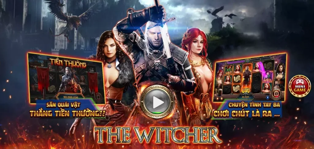 Thông tin cần biết về slot The Witcher khi tải Go88