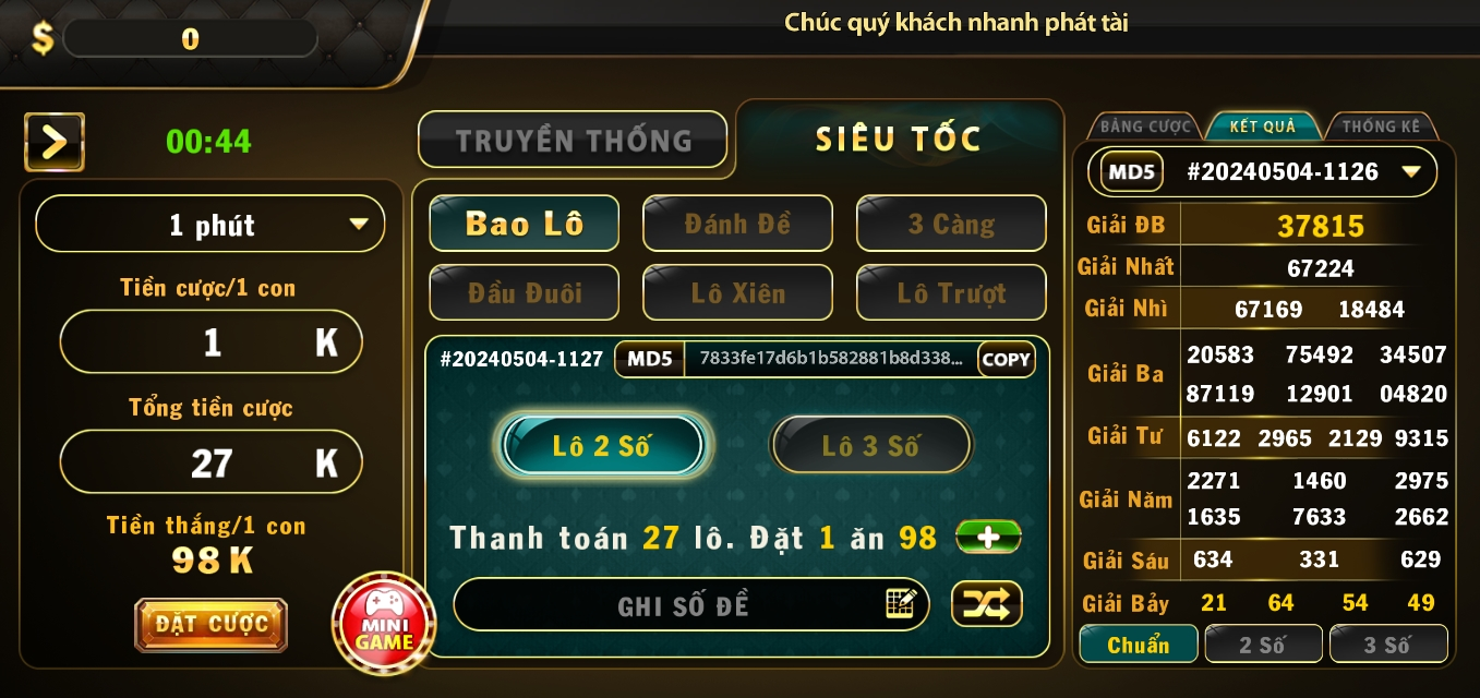 Các kiểu chơi lô đề cho anh em tải Go88 android