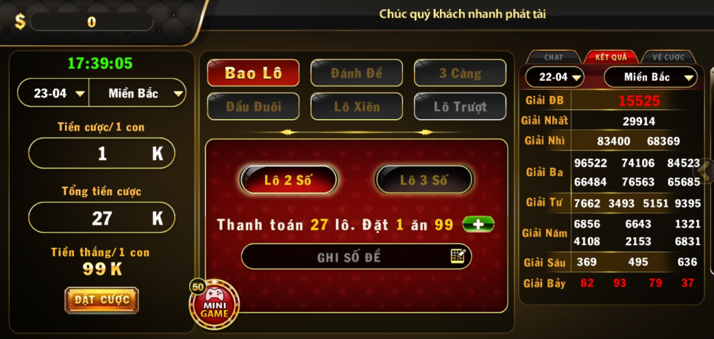 Các kiểu chơi lô đề cho anh em tải Go88 android