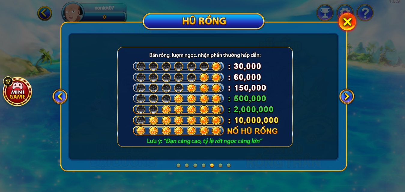 Hũ xu Jackpot Rồng Go88