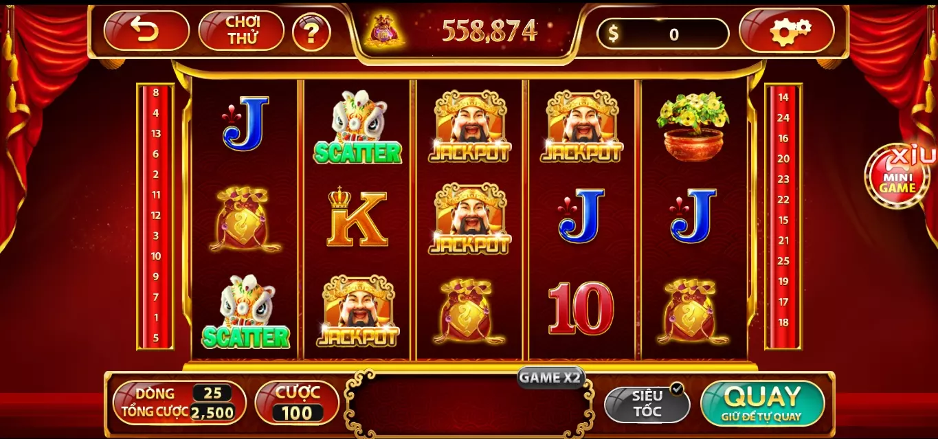 slot nổ hũ Thần tài tại Go88 android