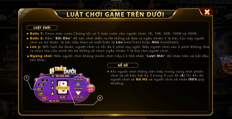 luat choi tren duoi go88 min 11zon